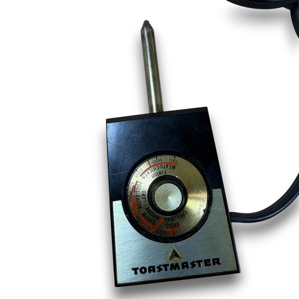 Toastmaster Control Model 1202 Electric‎ Skillet Power Cord Black Gold 1500W